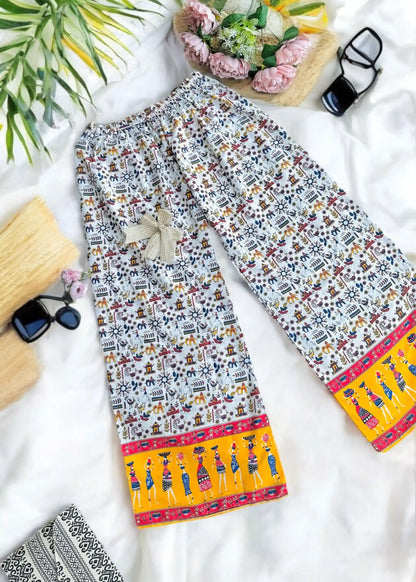 White Jaipuri Palazzo Pants - Passion for Fashion by Shivani