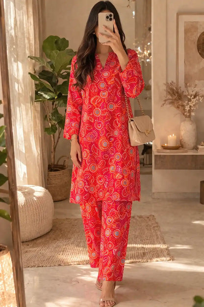 Bandhej Farshi Salwar Suit