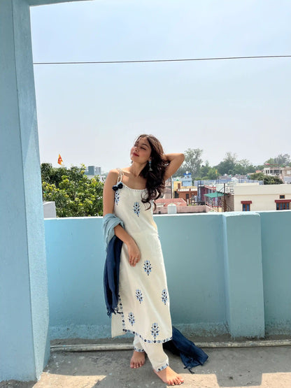 Embroidered Meher Suit Set