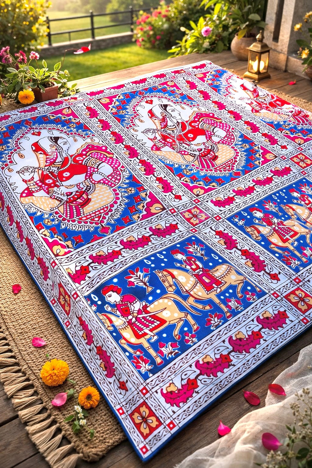 Maharani Colorbliss All Season Long Jaipuri Blanket