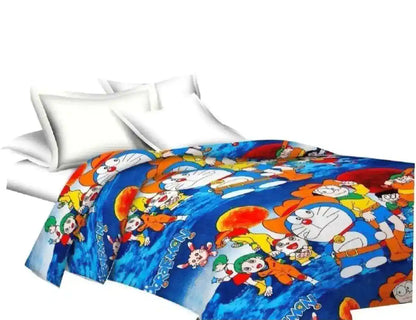 Cutest Doremon All Season Long Jaipuri Blanket