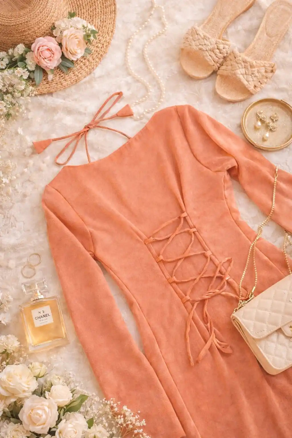 Gulnaz Peach Bloom Kareena Set