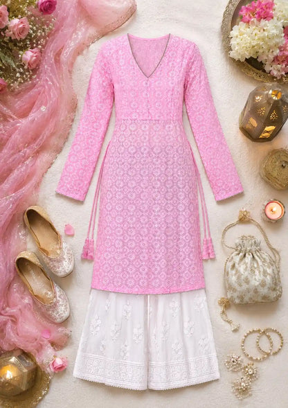 Swati's Pretty In Pink Gulnaz Kurta