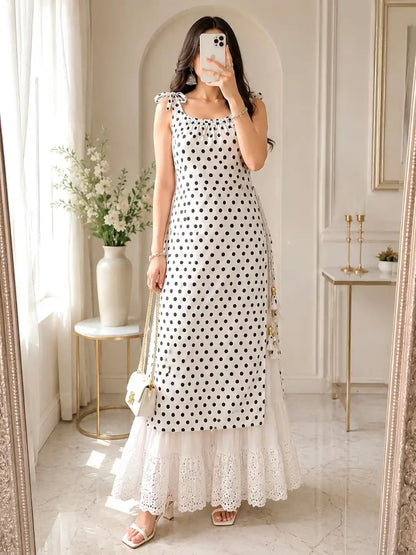 Pretty Polka Jaipuri Gulnaz Kurta