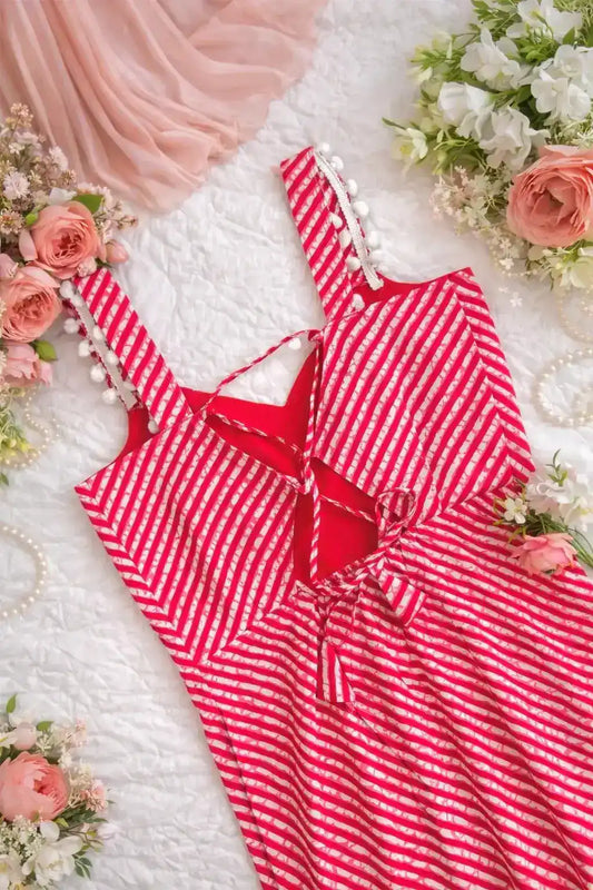 Blush Pink Dori Gulnaz Lehriya Kurta