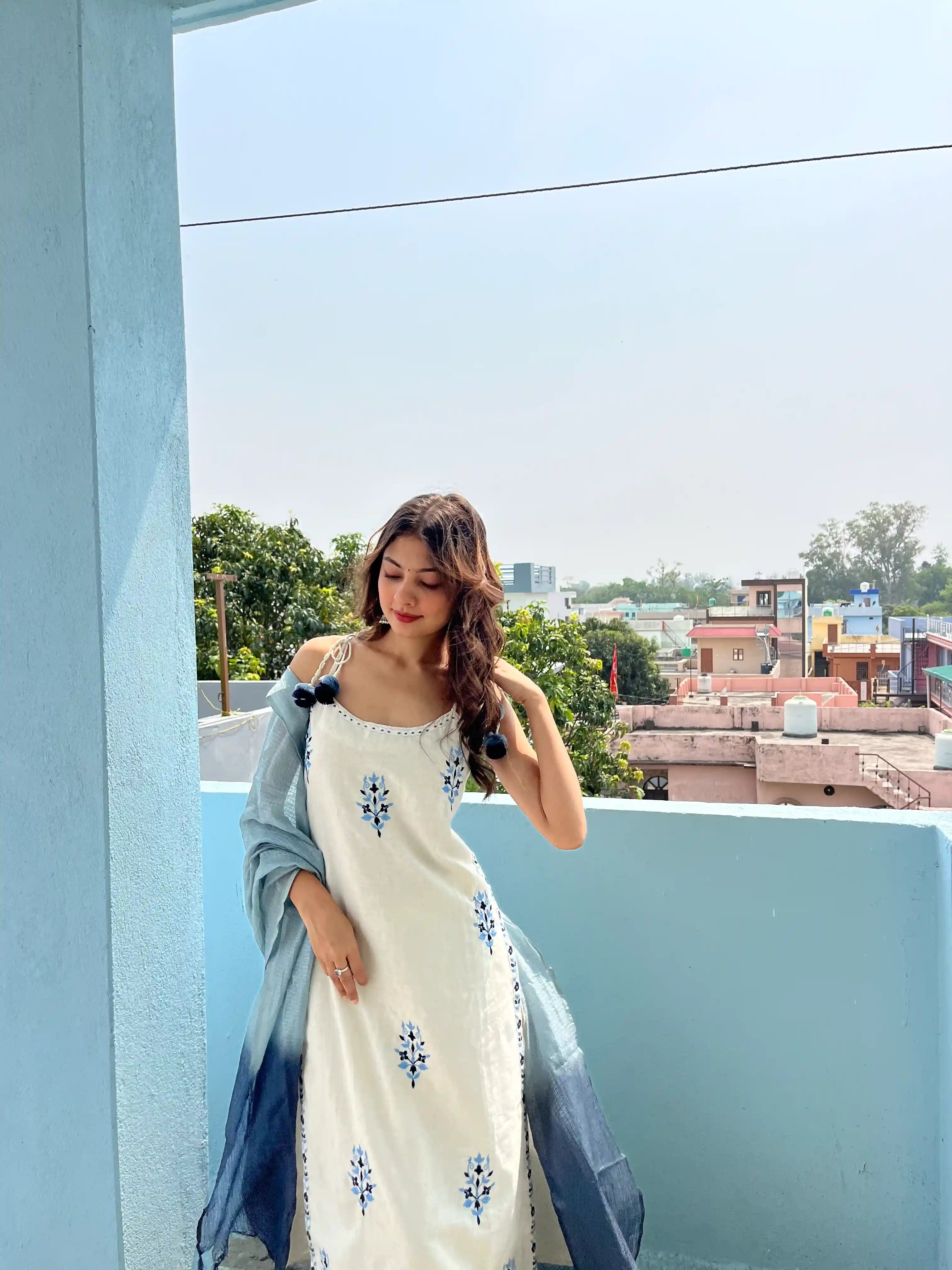 Embroidered Meher Suit Set