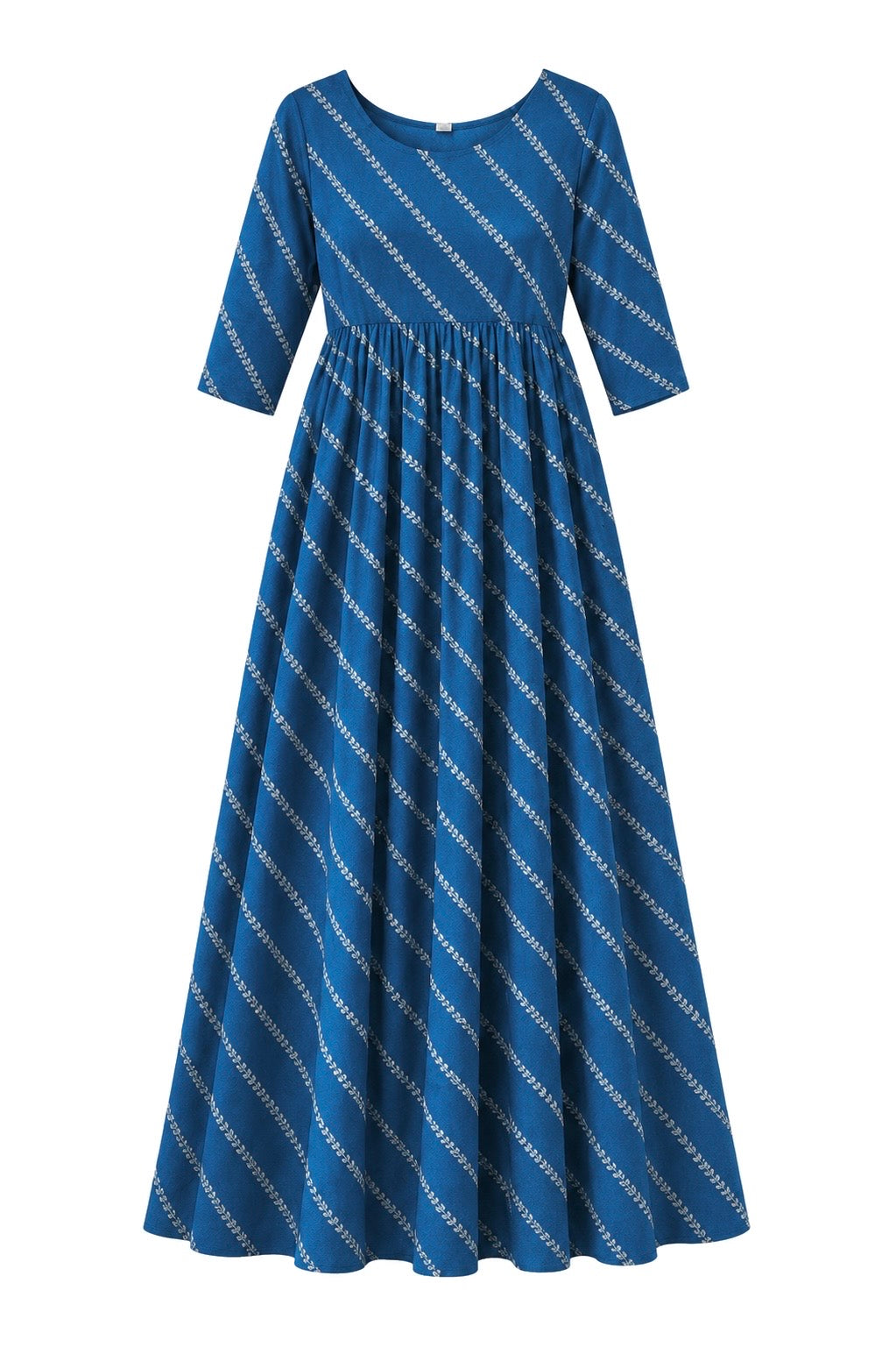 Zoya Blue Lehriya Maxi Gown