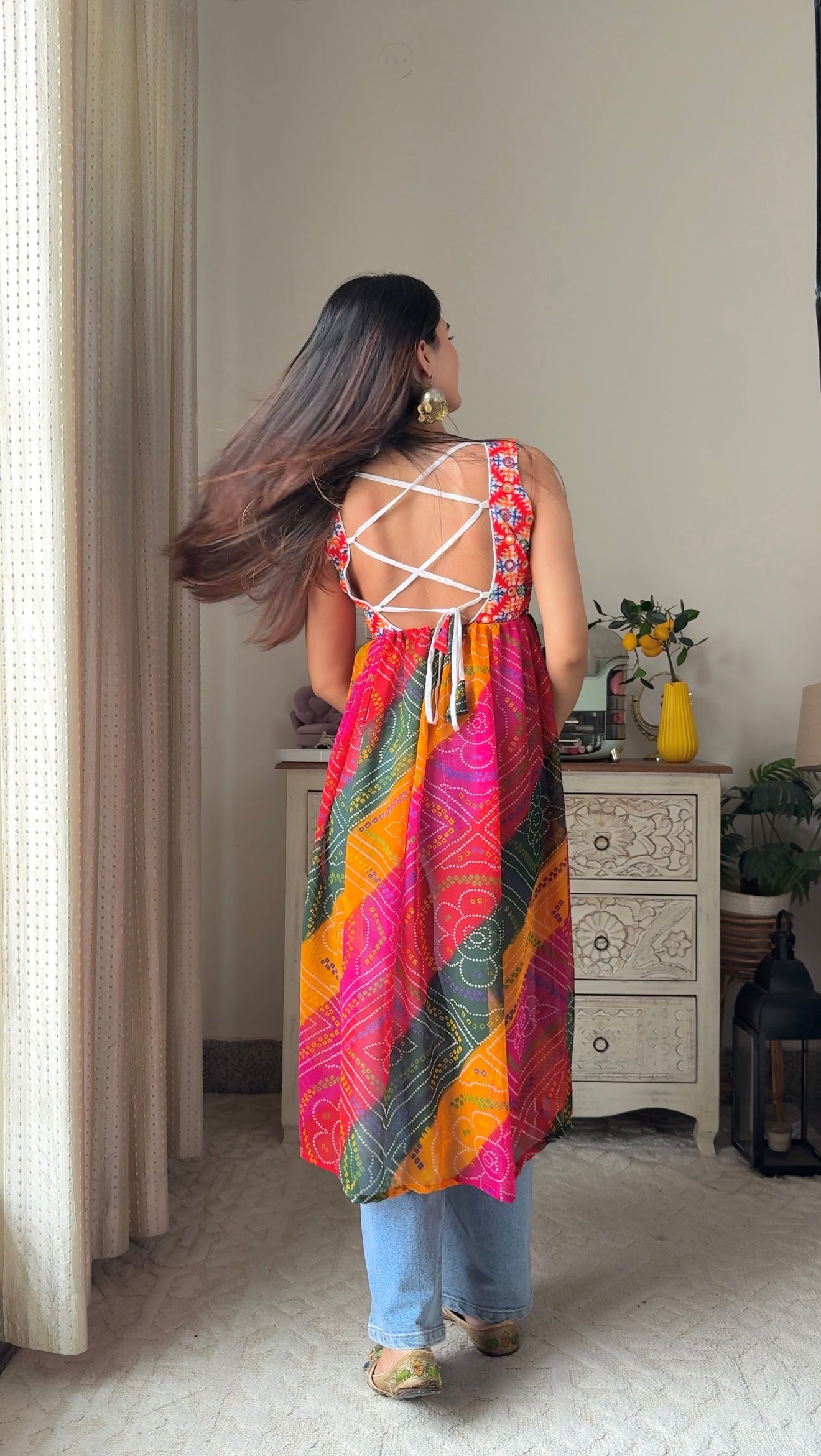 Swati’s Rangreza Back-Tie Kurti