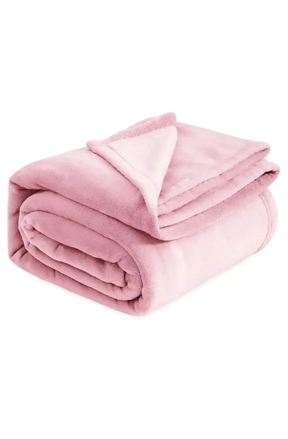 Berry Comfort Solid Soft Blanket