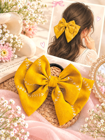Cute Mustard Bow Tie