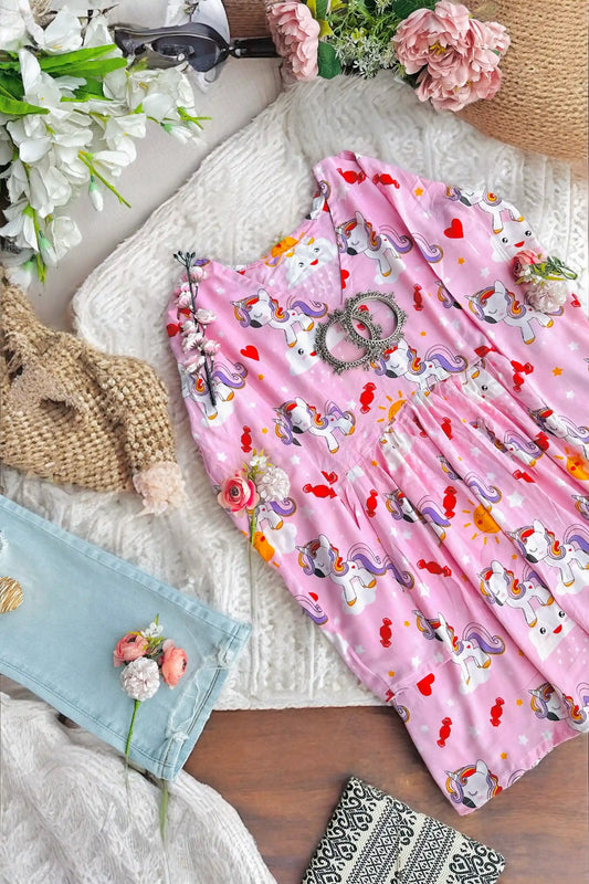 Unicorn Dreamland Peplum Top