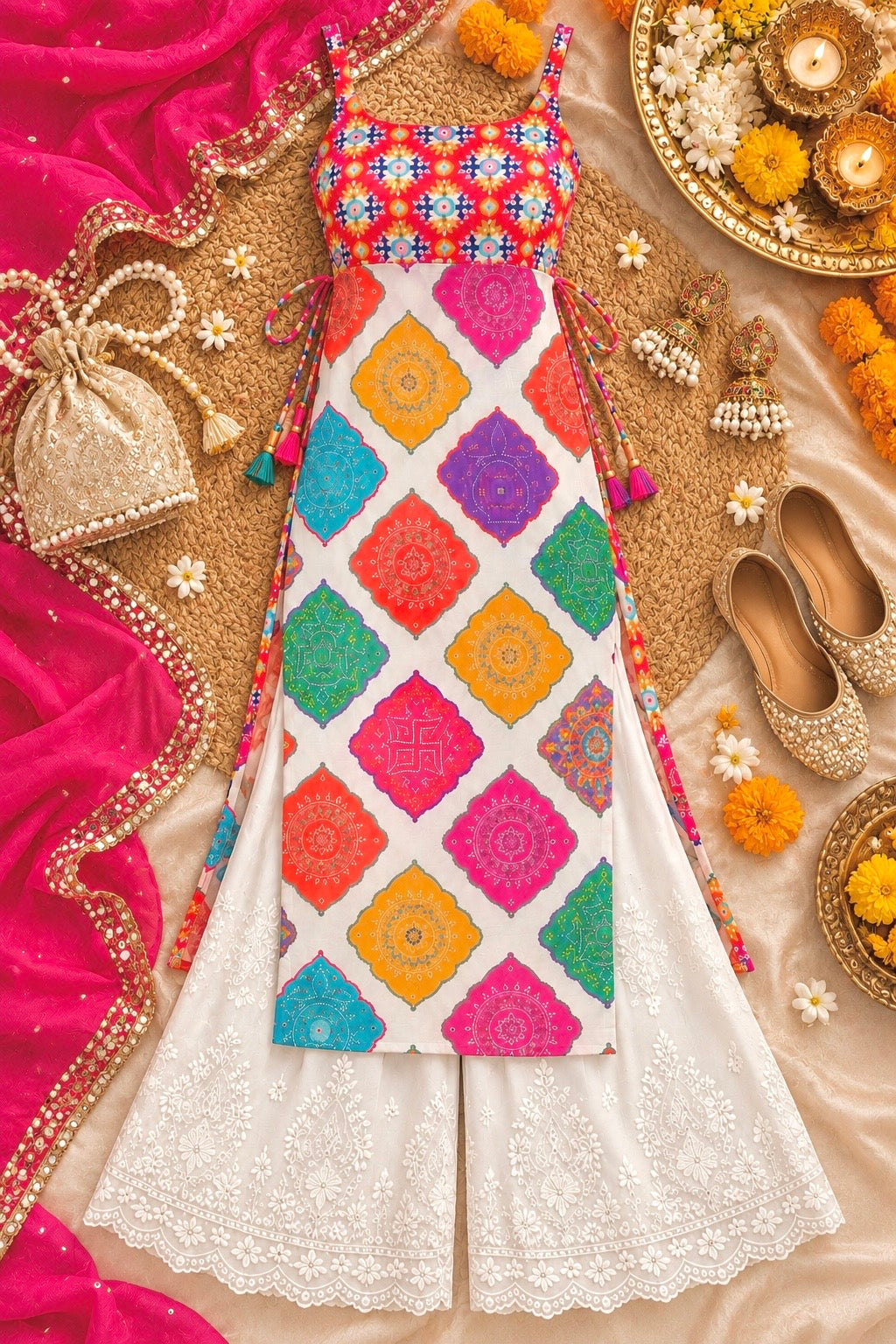 Boho Gamti Folk Gulnaz Kurta