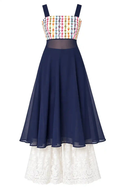 Surabhi's Gamti Blue Gulnaz Anarkali