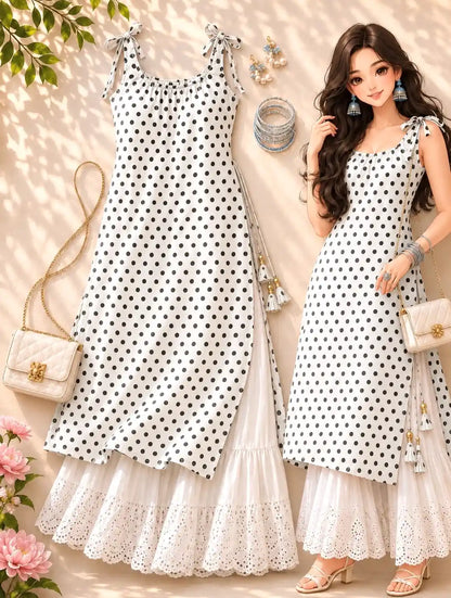 Pretty Polka Jaipuri Gulnaz Kurta