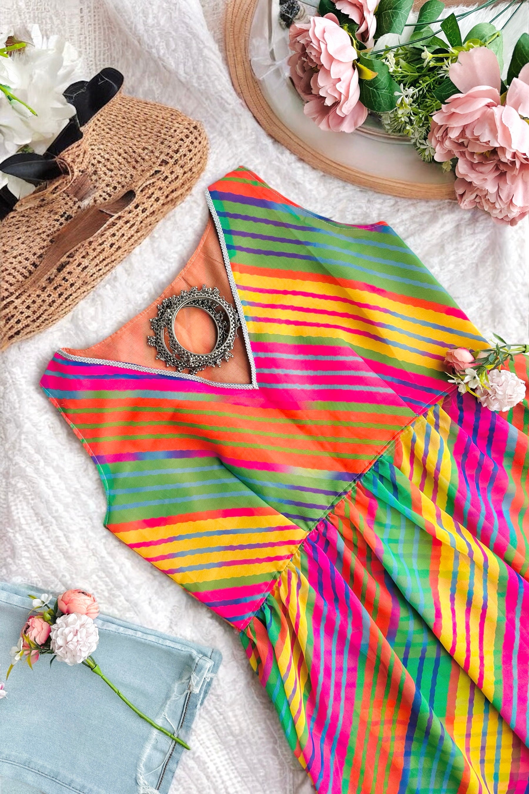 Blush Lehriya Gulnaz Peplum