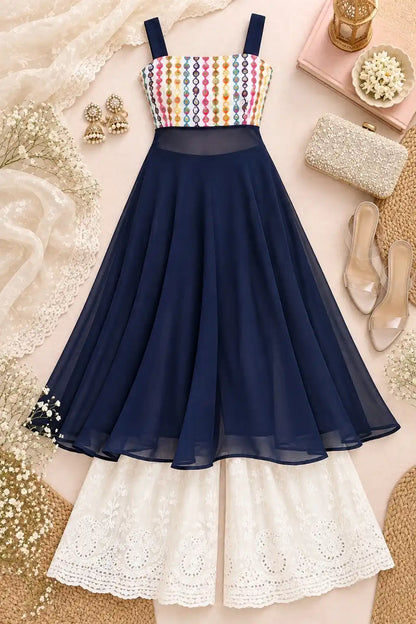 Surabhi's Gamti Blue Gulnaz Anarkali