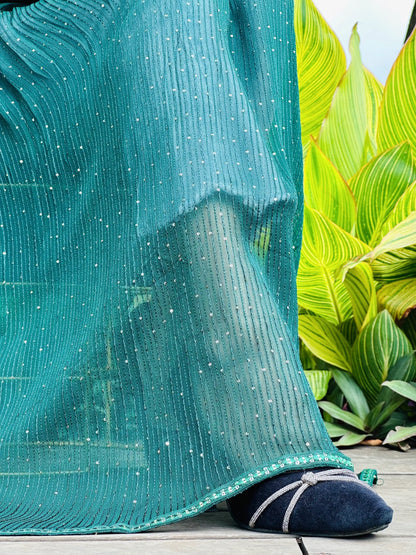 Emerald Green Gulnaz Nyra Kurta