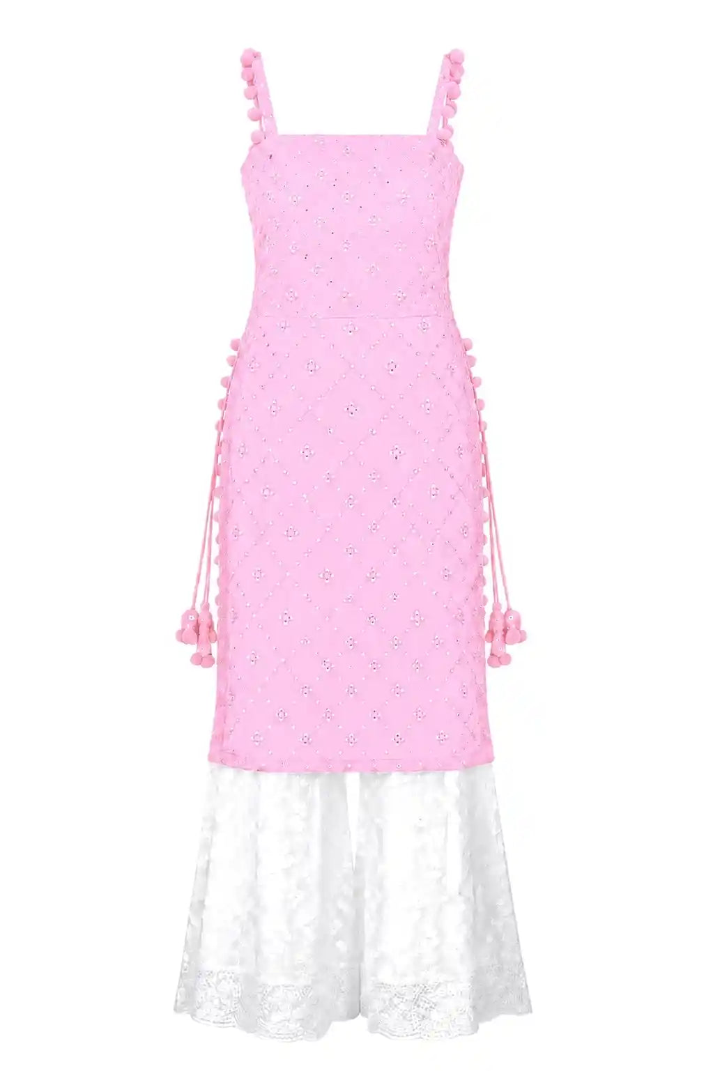 Blushy Pink Embroidered Gulnaz Kurta