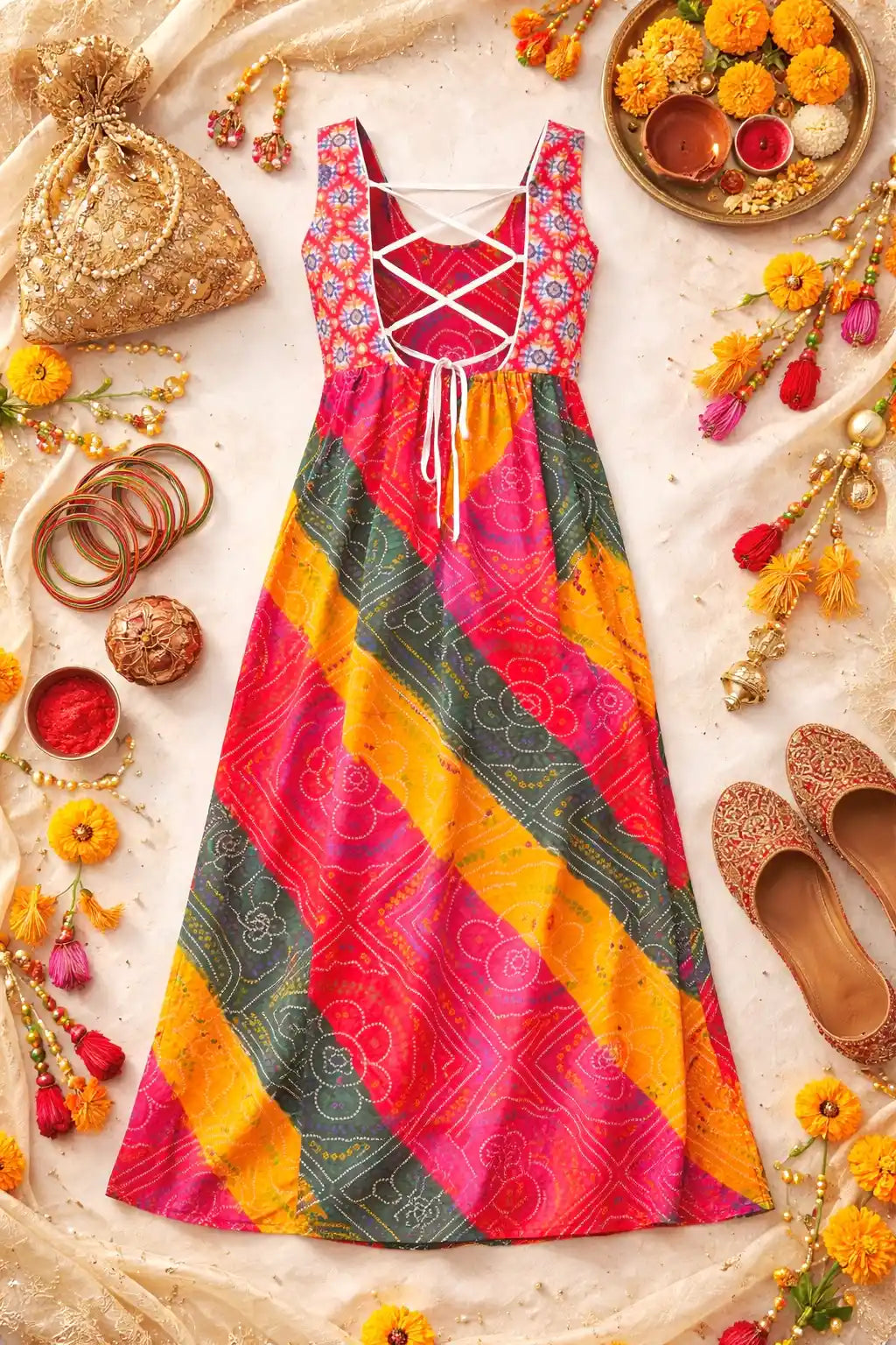 Swati’s Rangreza Back-Tie Kurti