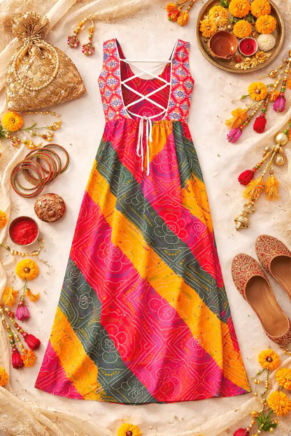 Swati’s Rangreza Back-Tie Kurti