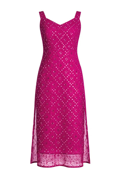Wine Slit Mirror Gulnaz Kurta