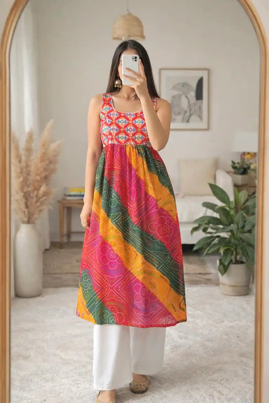 Swati’s Rangreza Back-Tie Kurti