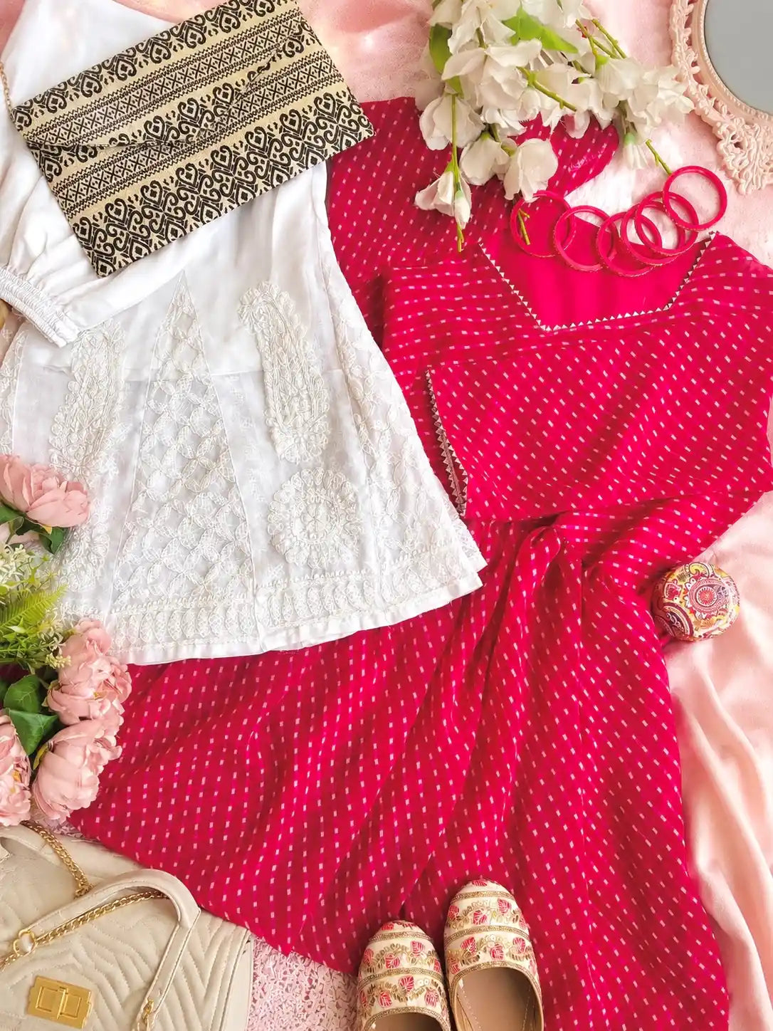 Lehriya Blush Pink Peplum Top