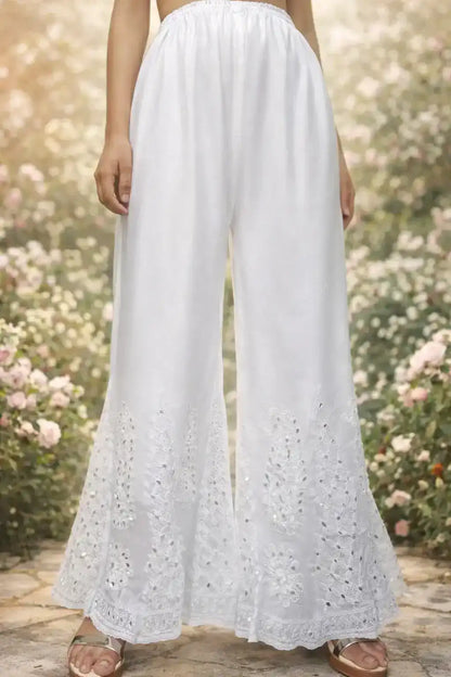 Amaaya Chikankari Flaired Mirror Palazzo
