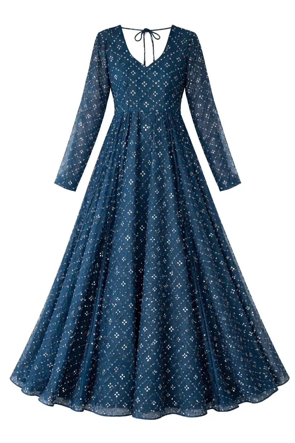 Jinal's Gulnaz Embroidered Twirl Anarkali