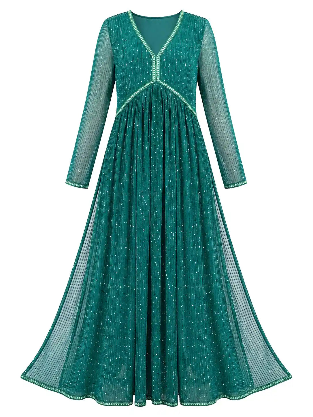 Emerald Green Gulnaz Nyra Kurta