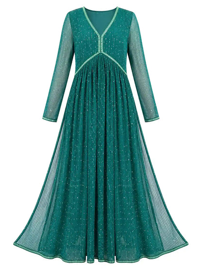 Emerald Green Gulnaz Nyra Kurta