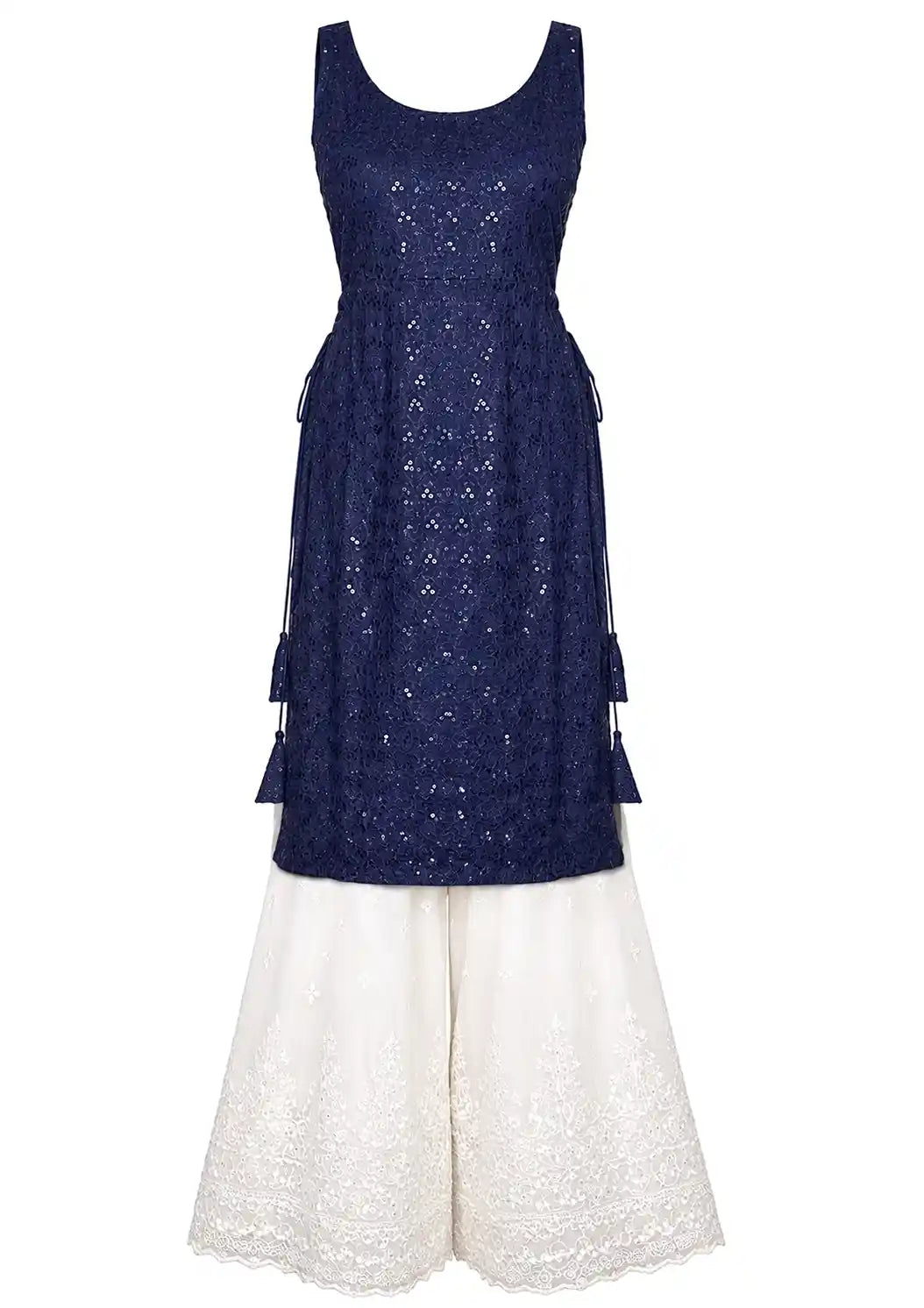 Surabhi's Asure Blue Sequence Gulnaz Kurta