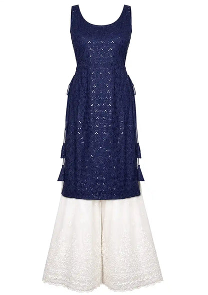 Surabhi's Asure Blue Sequence Gulnaz Kurta