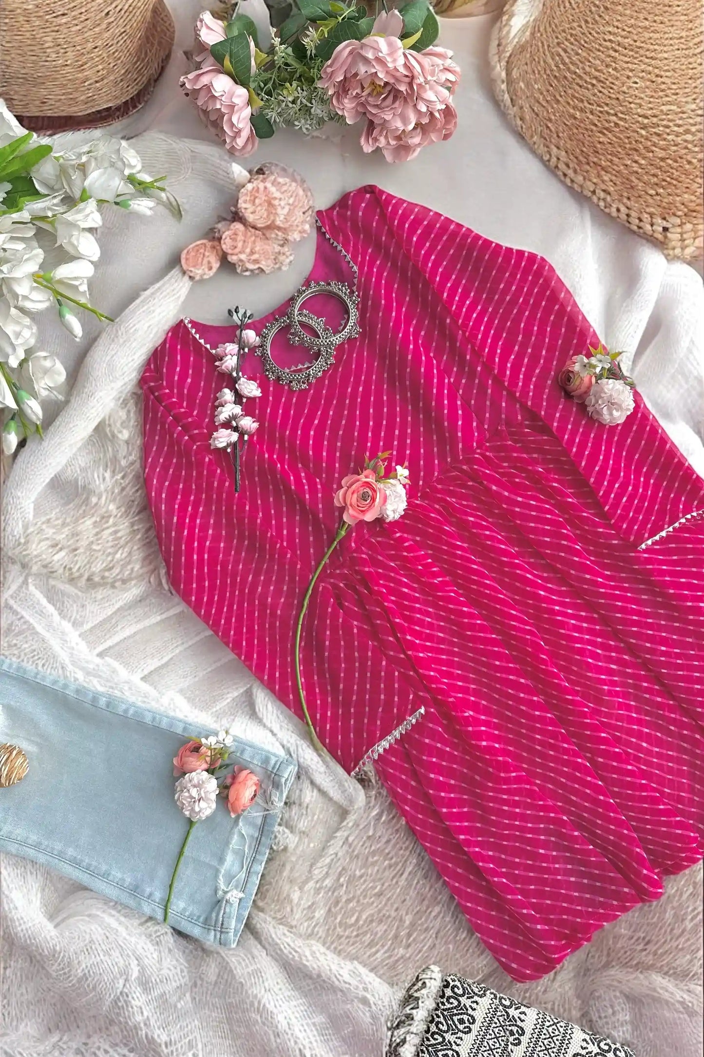Lehriya Blush Pink Peplum Top - Passion for Fashion by Shivani