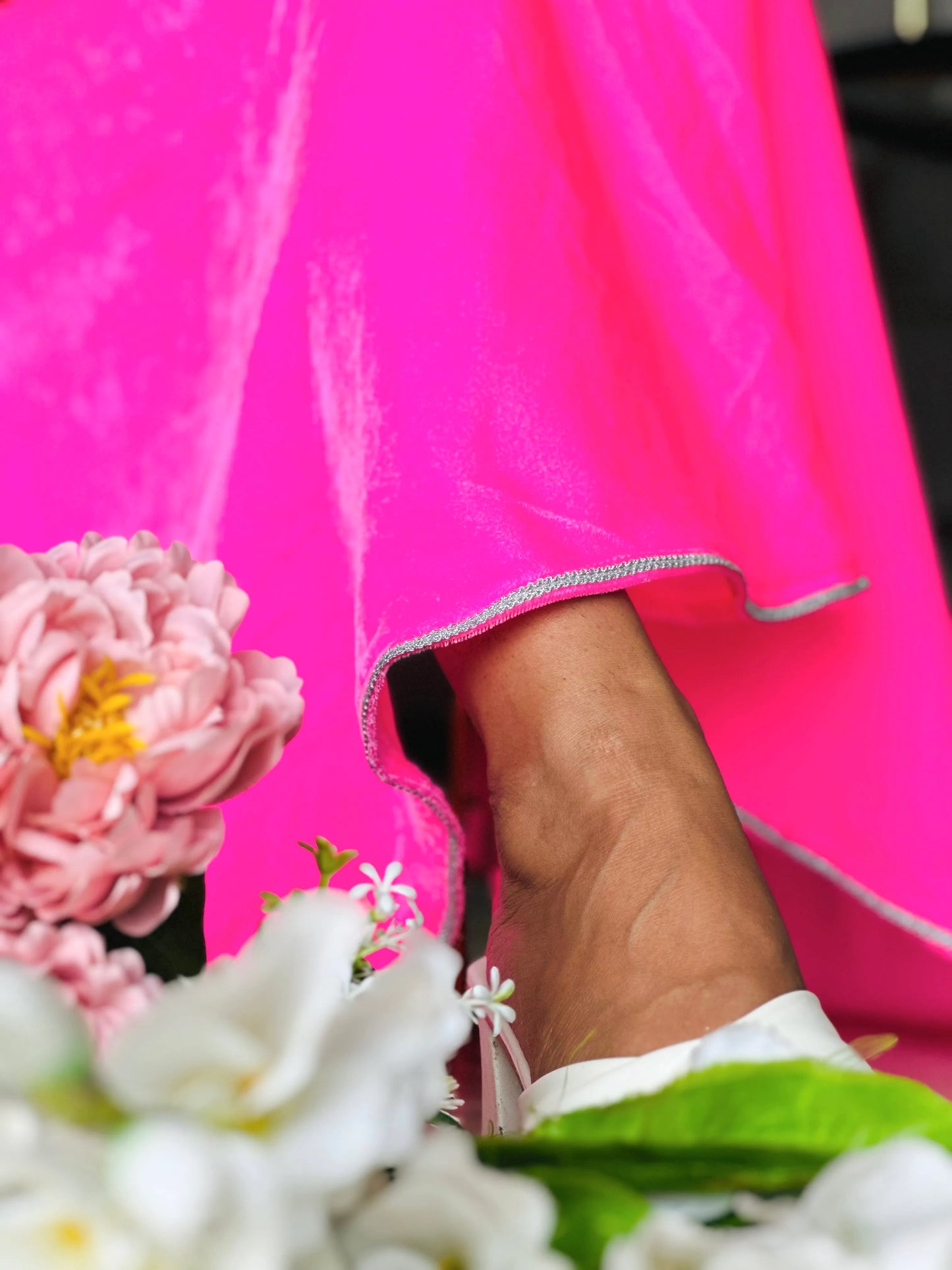 Neon Pink Twirl Dress