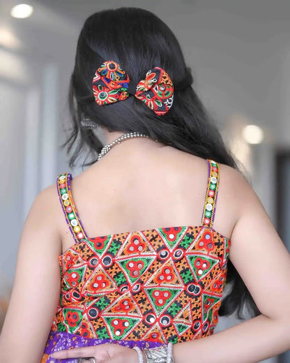 Blossom Bandhej Gulnaz Embroidered Kurta