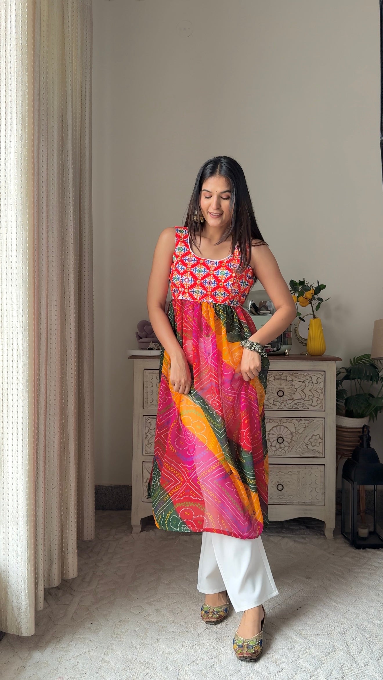 Swati’s Rangreza Back-Tie Kurti
