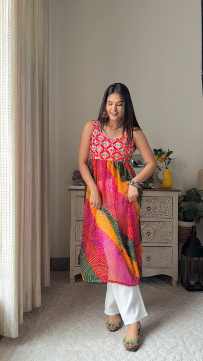 Swati’s Rangreza Back-Tie Kurti