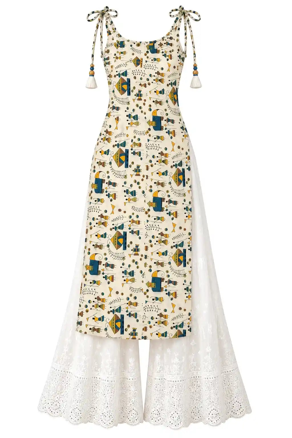 Jaipuri Handblock Style Printed Kurta