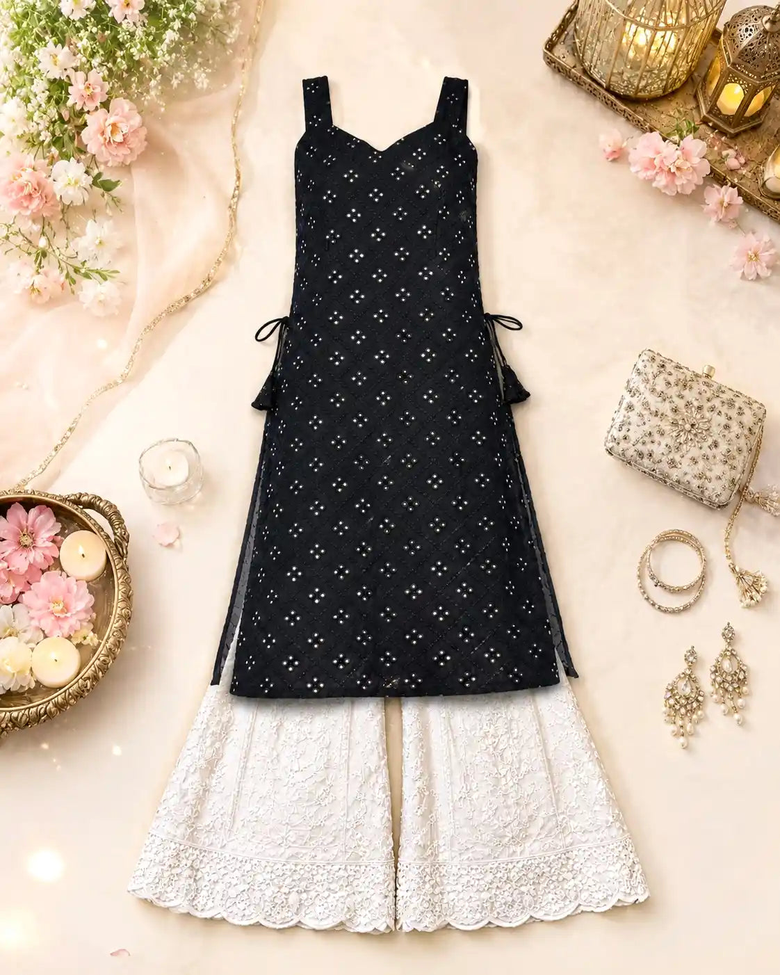 Shefali’s Twilight Black Gulnaz Kurta