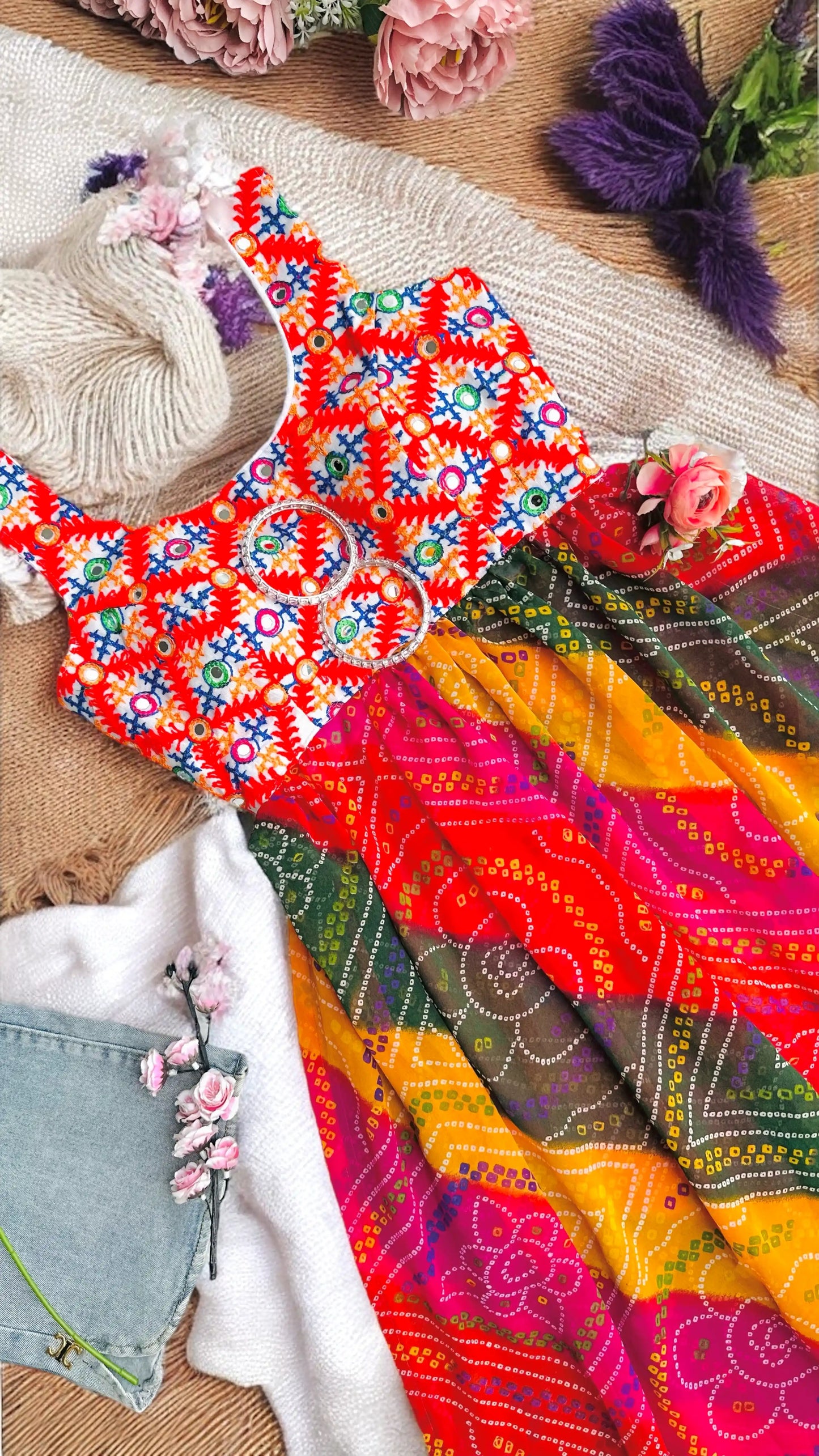 Swati’s Rangreza Back - Tie Kurti - Passion for Fashion by Shivani