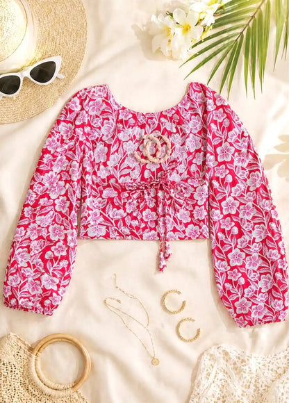 Jaipuri Pink Convertible Kurti