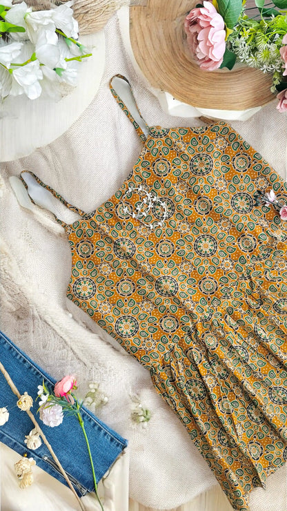 Soft Cotton Mustard Peplum Top - Passion for Fashion by Shivani