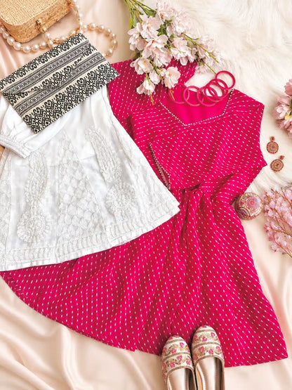 Lehriya Blush Pink Peplum Top