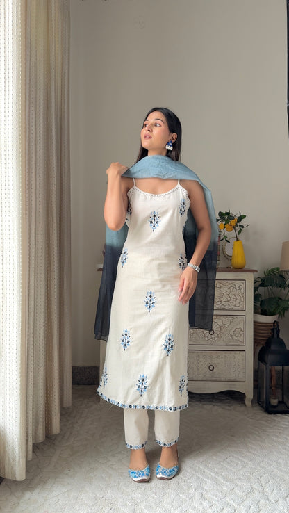 Embroidered Meher Suit Set