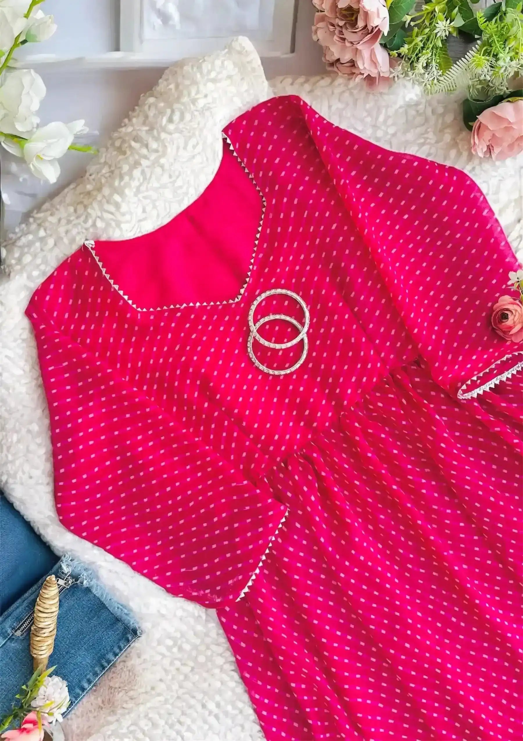 Lehriya Blush Pink Peplum Top