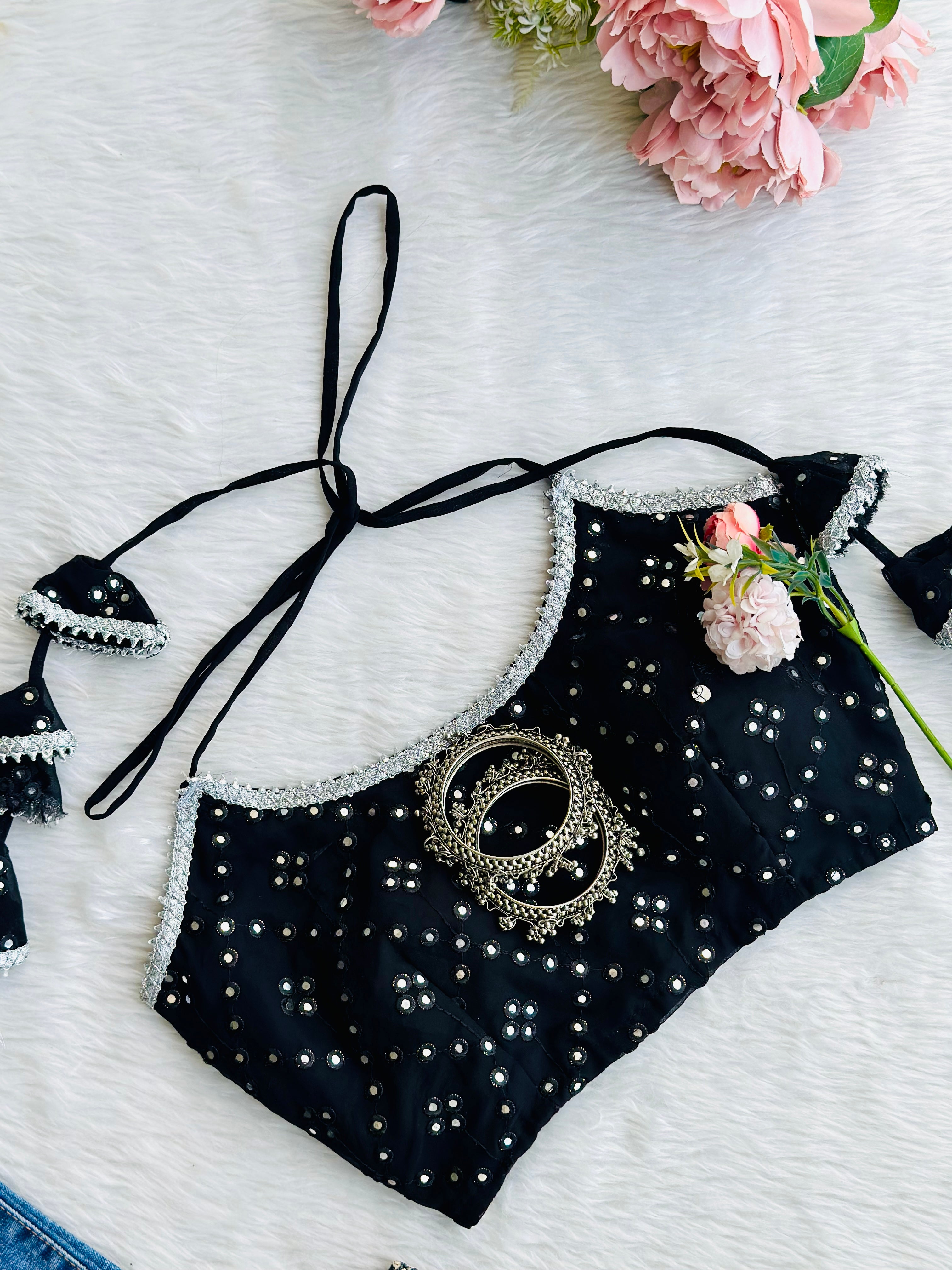 Black Mirror Work Blouse