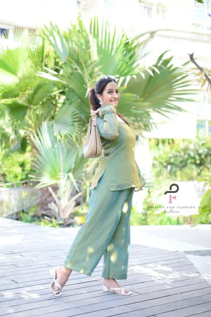 Sage Green Gulnaz Tie Up Gulnaz Set