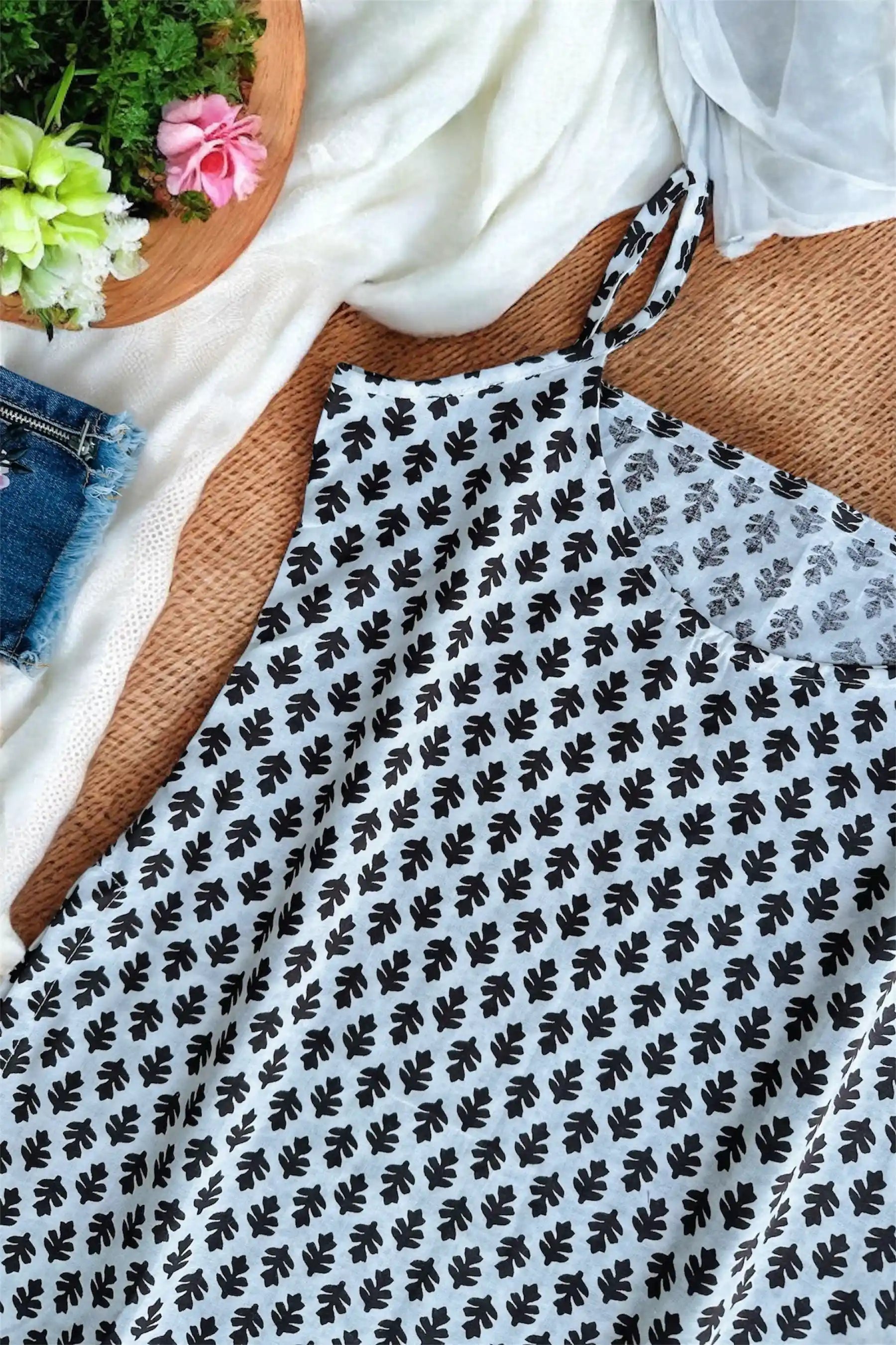 Jaipuri Block Convertible Kurti