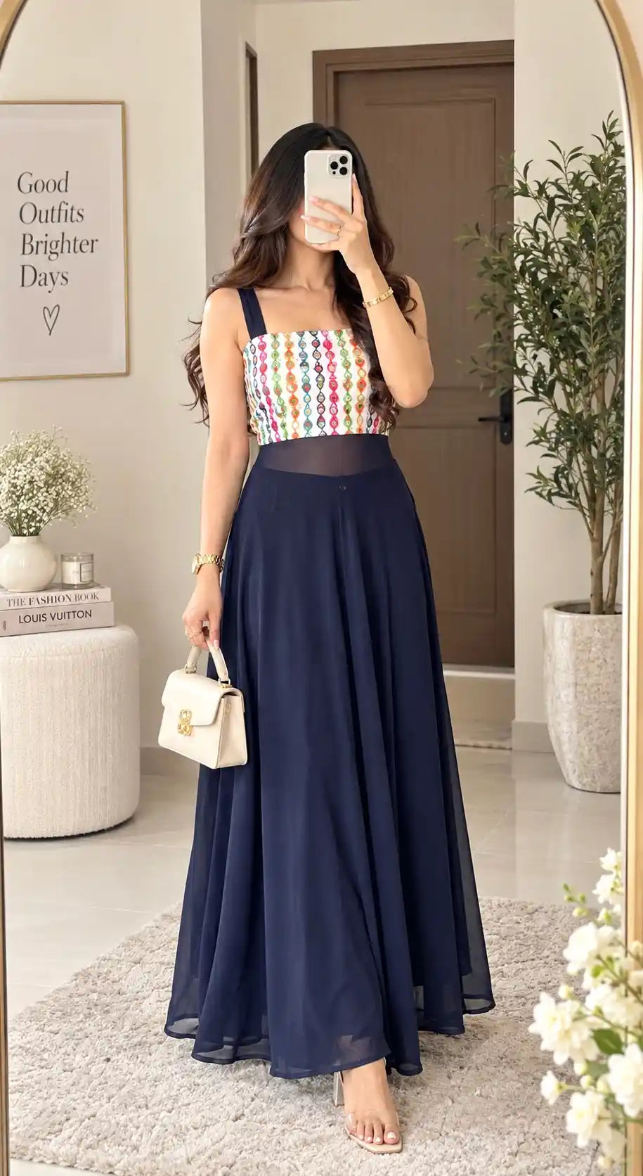 Surabhi's Gamti Blue Gulnaz Anarkali